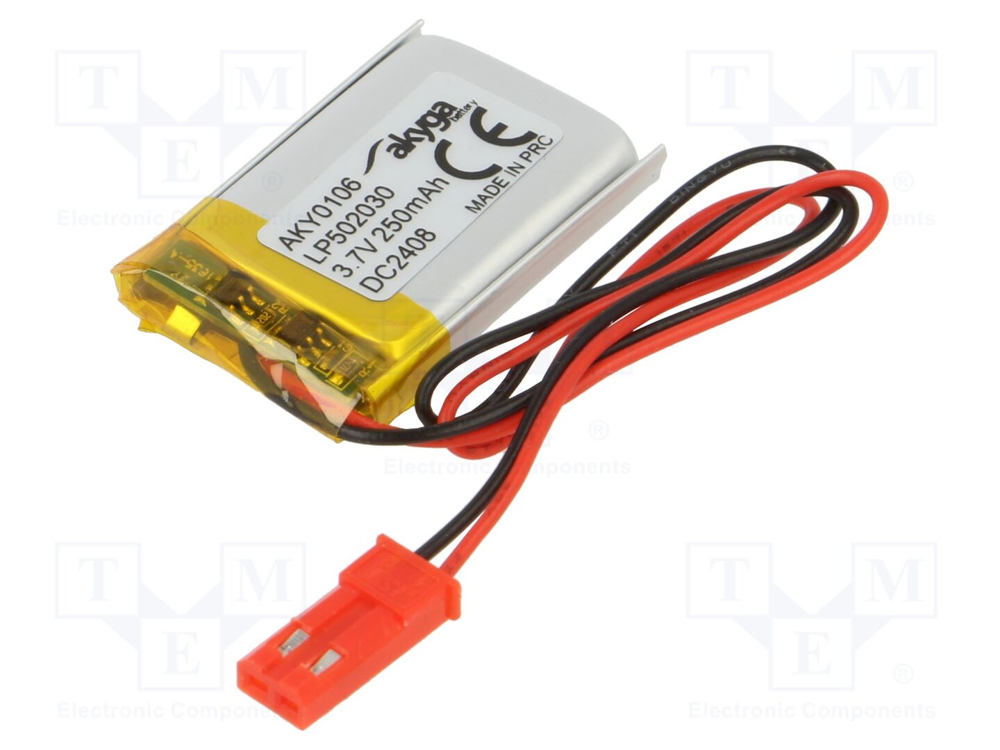 AKYGA BATTERY AKY-LP502030 Ladattava akku 3.7V, 250mAh