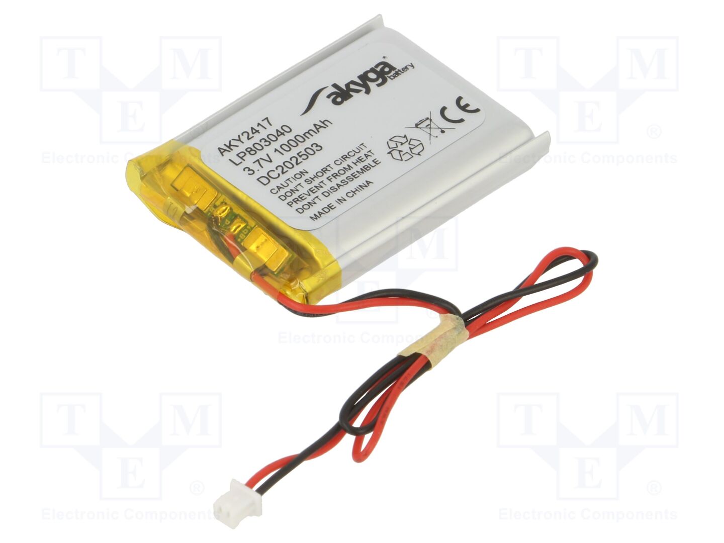 AKYGA BATTERY AKY-LP803040-MX Ladattava akku 3.7V