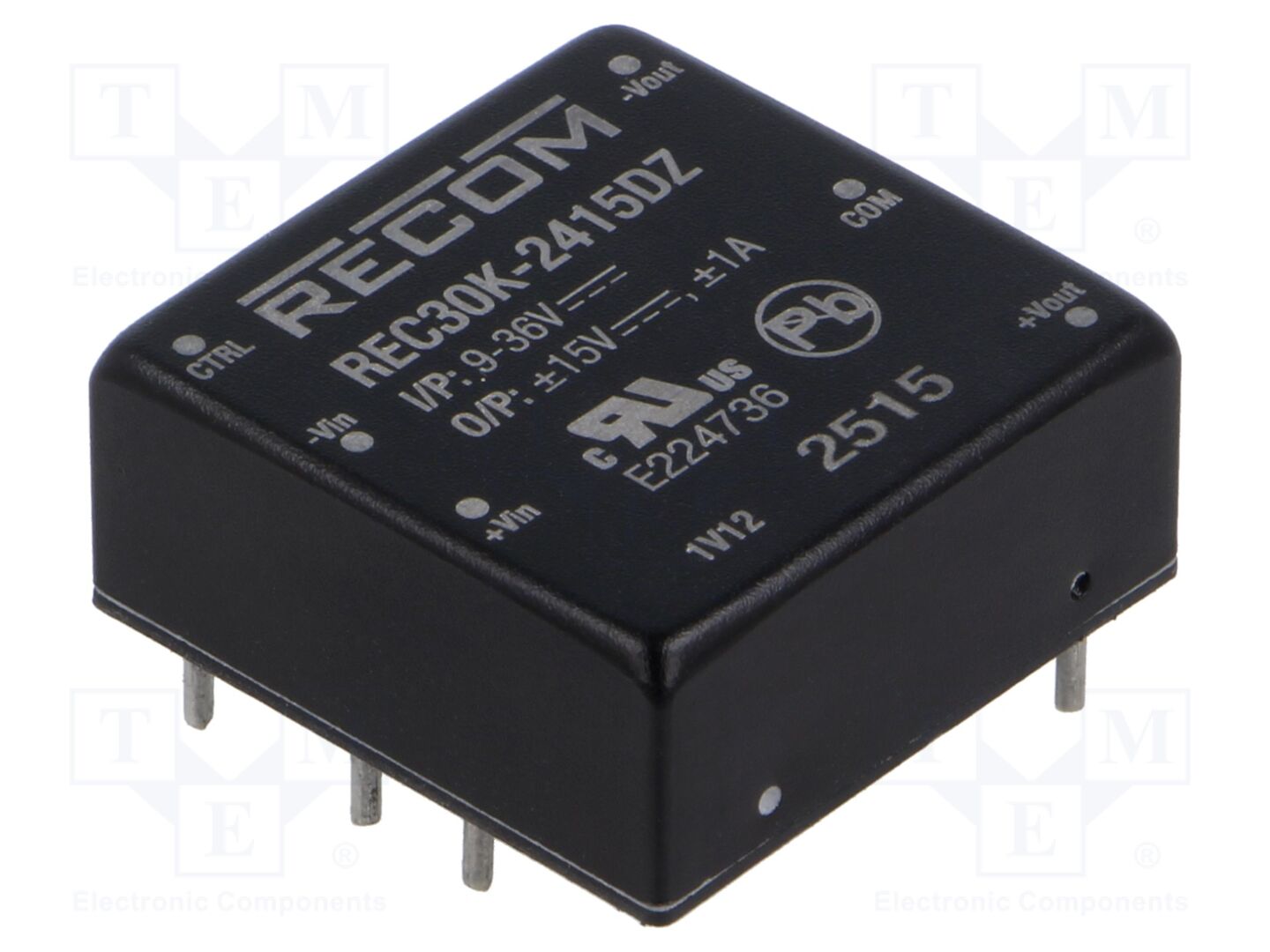 RECOM REC30K-2415DZ DC/DC-muunnin 30W