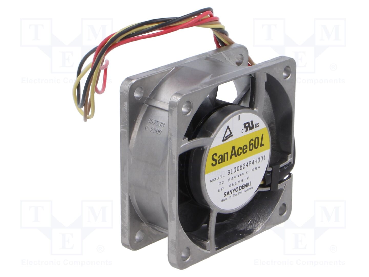 SANYO DENKI 9LG0624P4H001 Aksiaalituuletin 24VDC