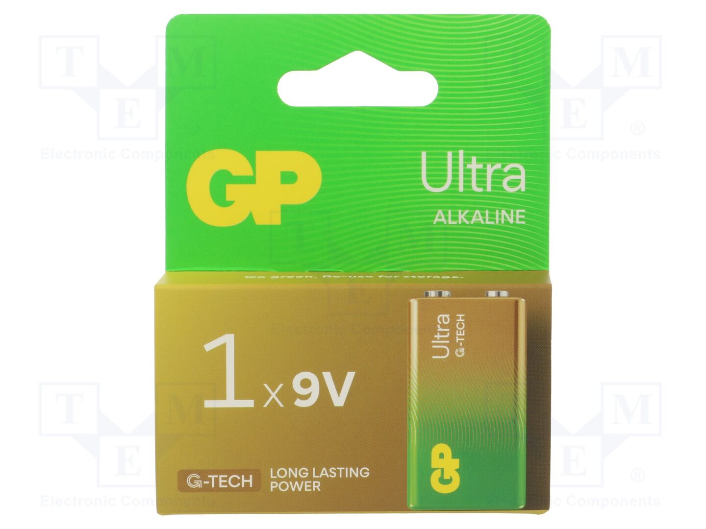 GP BAT-6LR61UGTECH-GP Alkaliparisto 9V