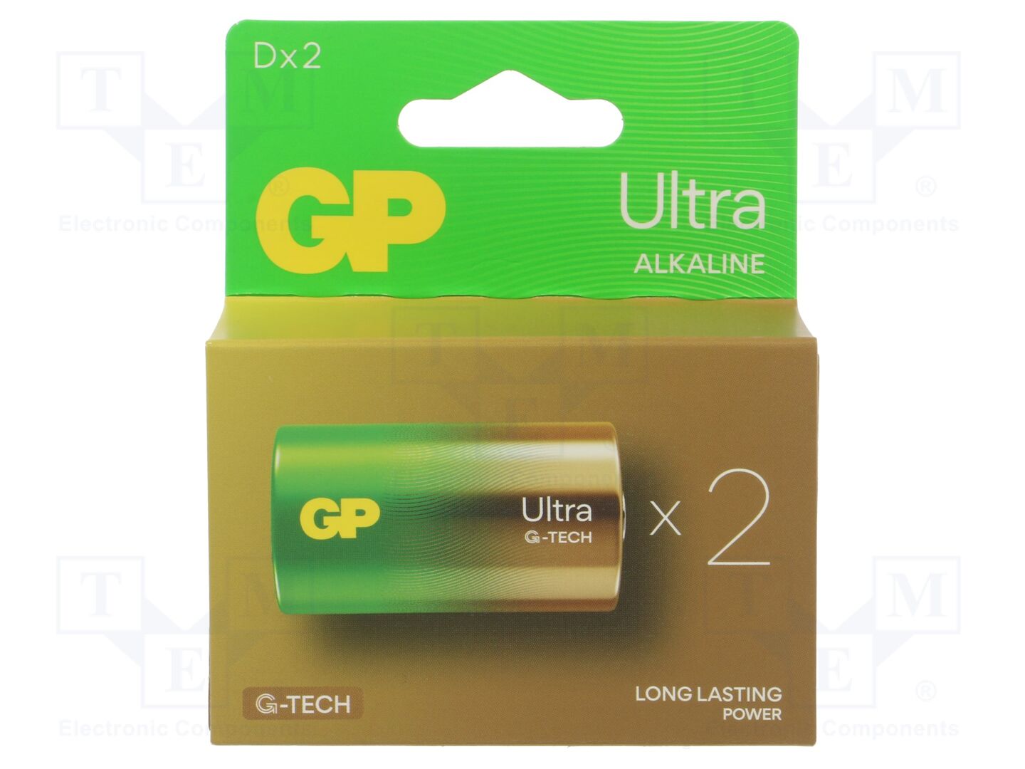 GP BAT-LR20UPGTECHB2 Alkaliparisto 1.5V