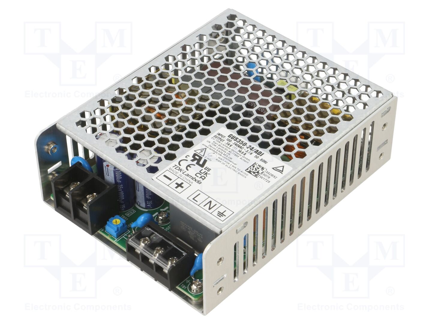 TDK-LAMBDA GUS350-24/ADJ Sisäänrakennettu kytkentävirtalähde 350W 24VDC