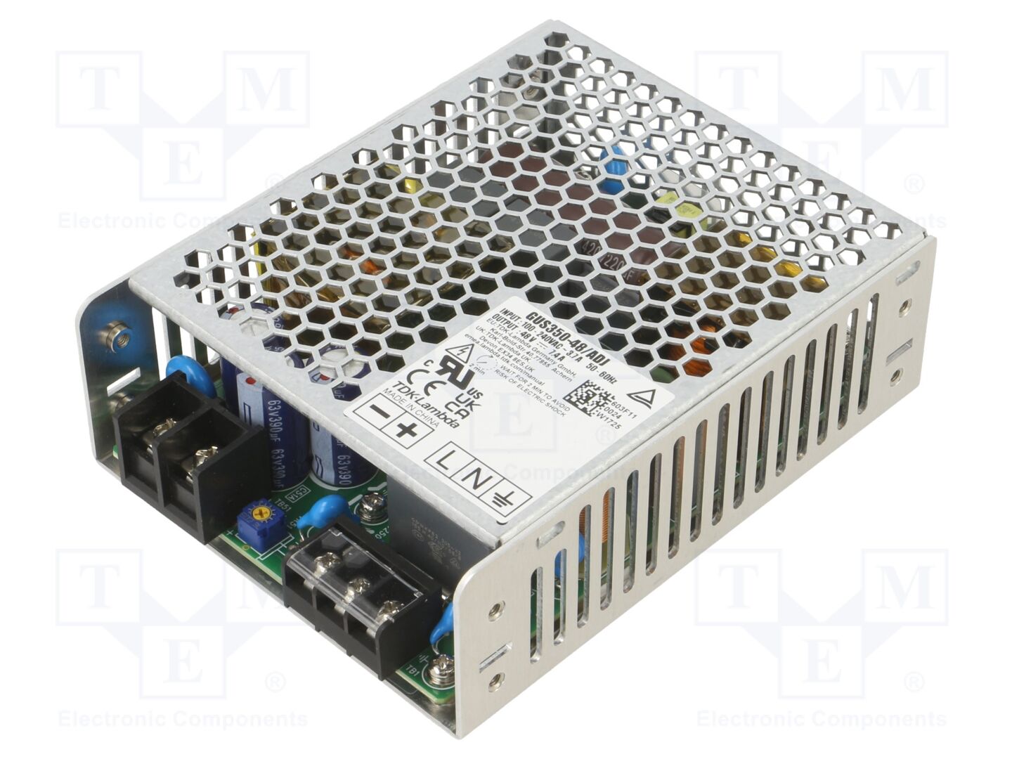 TDK-LAMBDA GUS350-48/ADJ Sisäänrakennettu kytkentäsähkölaite 350W 48VDC