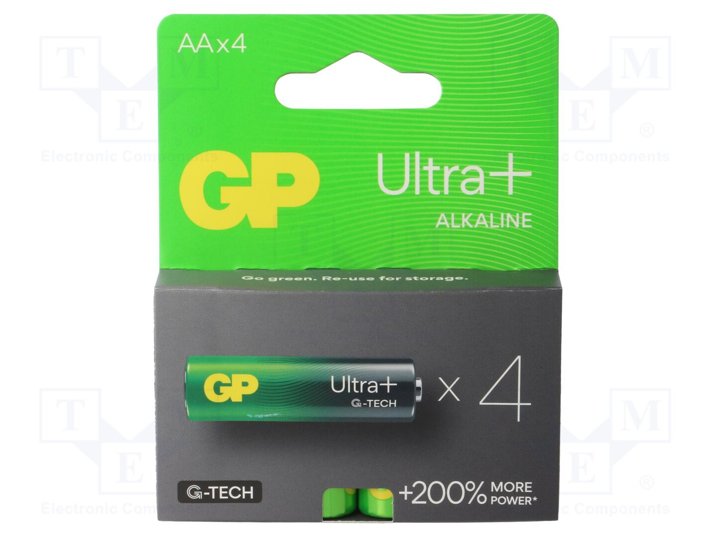 GP BAT-LR06UPGTECHB4 Alkaliiniakku 1.5V (50 kpl erä)