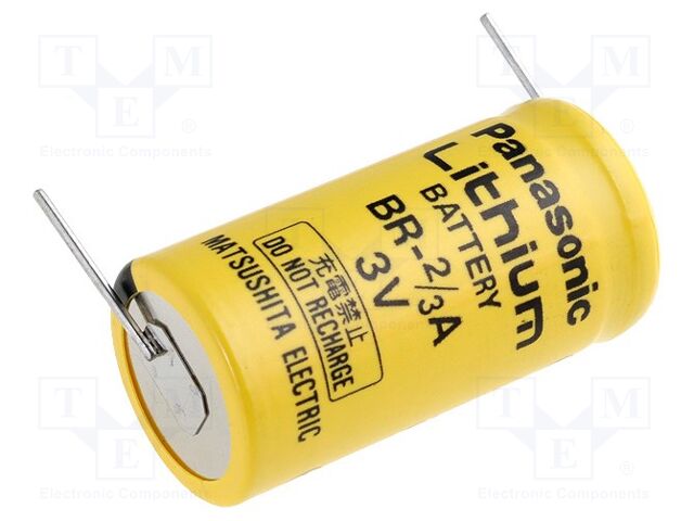 PANASONIC BR-2/3A-K Litiumparisto 3V 1200mAh