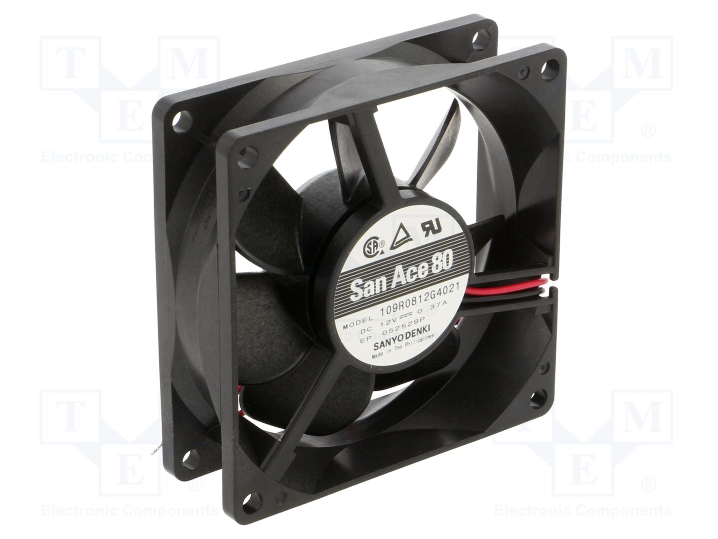 SANYO DENKI 109R0812G4021 Aksiaalituuletin 12VDC