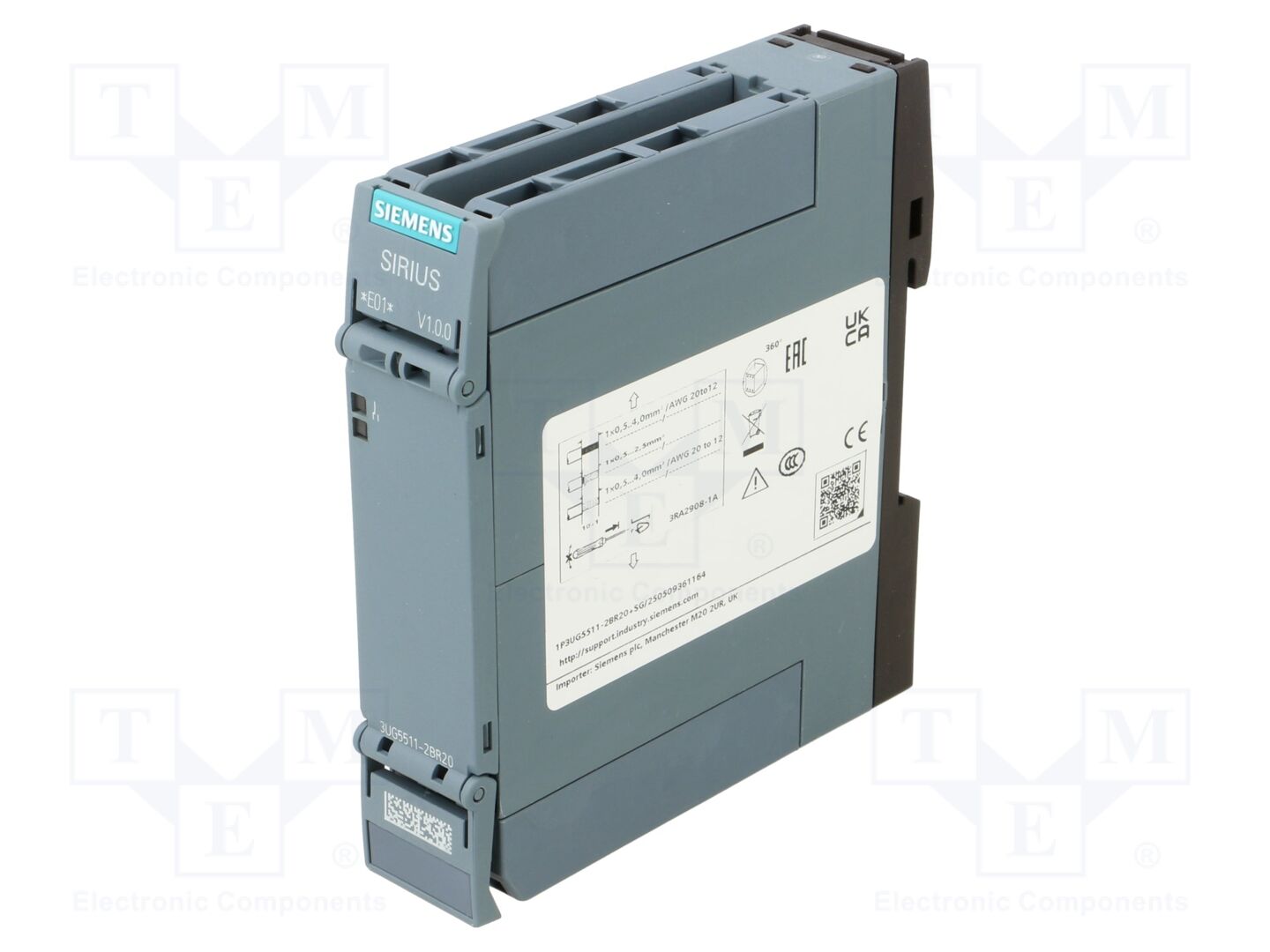 SIEMENS 3UG5511-2BR20 Jännitteenvalvontarele 250VAC/3A