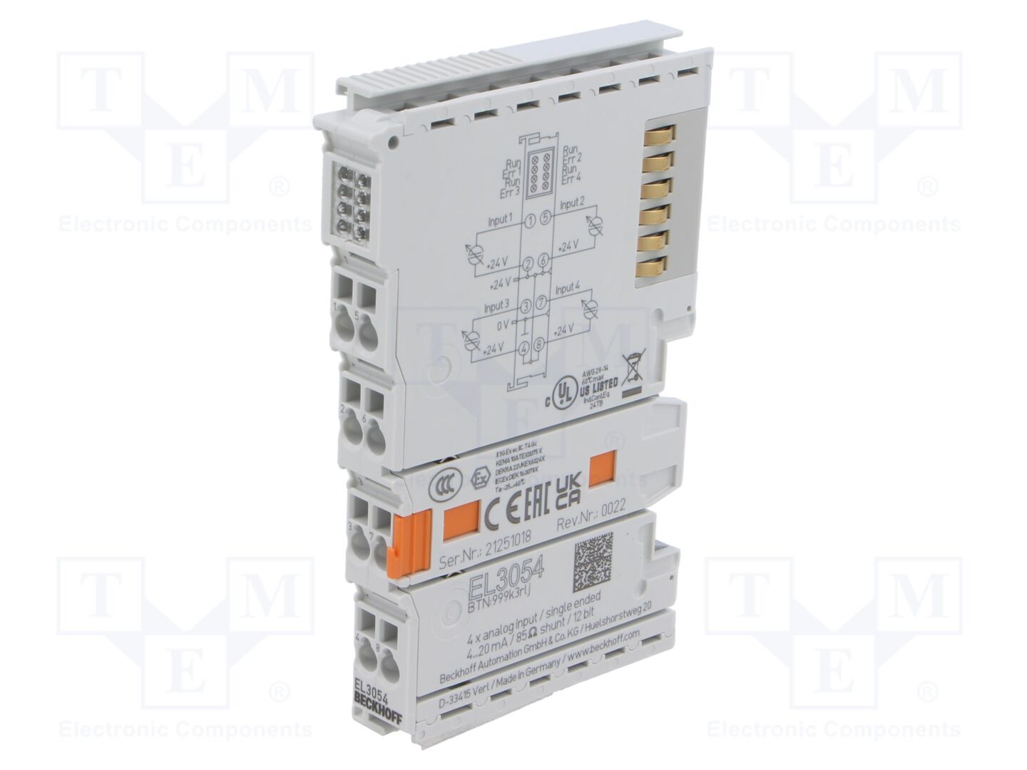 Beckhoff Automation EL3054 I/O-moduuli EtherCAT IP20