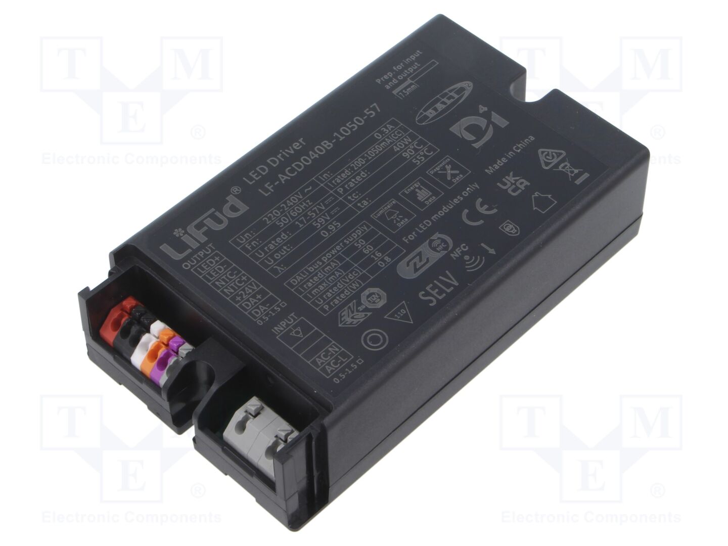 Lifud LF-ACD040B-1050-57 LED-verkkolaite DALI 2 40W 17-57VDC