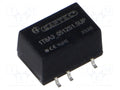 GAPTEC Electronic 1T8A3-0512S1.5UP DC/DC-muunnin 1W