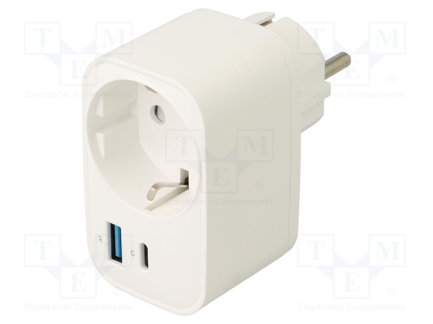 GEMBIRD TA-ACPDQC20-01-W Plug-in verkkolaite 5VDC