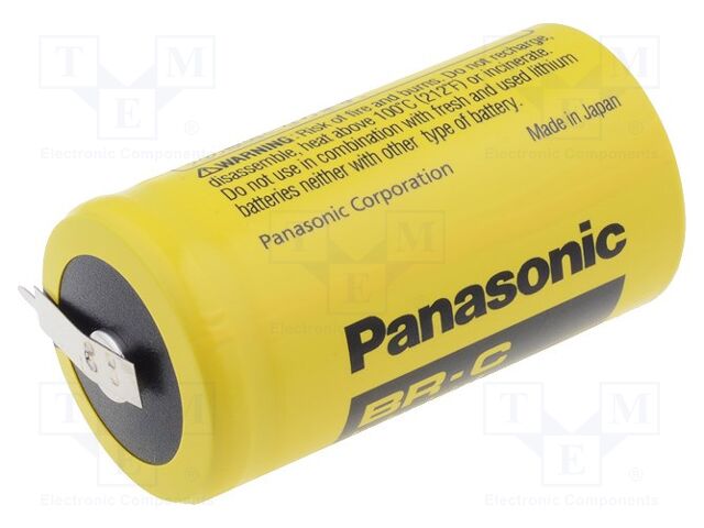 PANASONIC BR-C-PCB Litiumparisto C 3V 5000mAh
