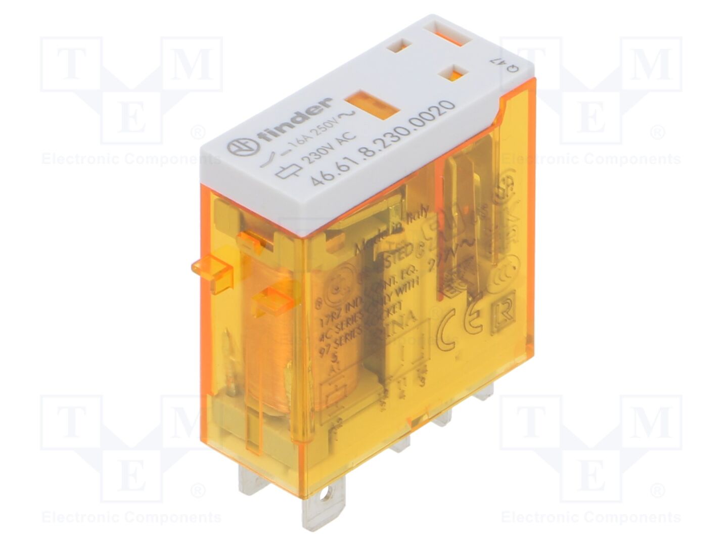 FINDER 46.61.8.230.0020 Sähkömagneettinen rele 230VAC