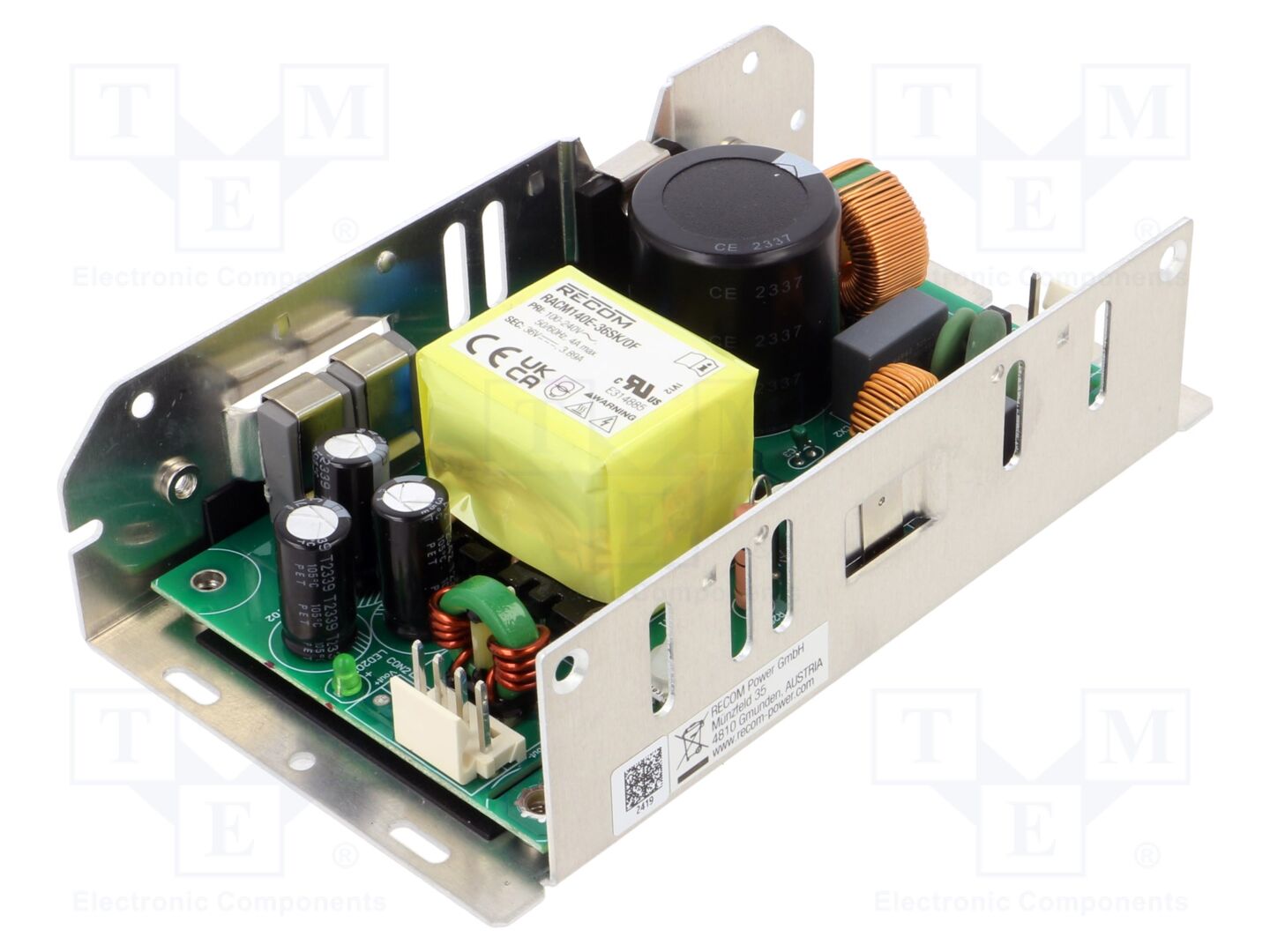 RECOM RACM140E-36SK/OF Avoin kytkinlähde 136,8W 36VDC