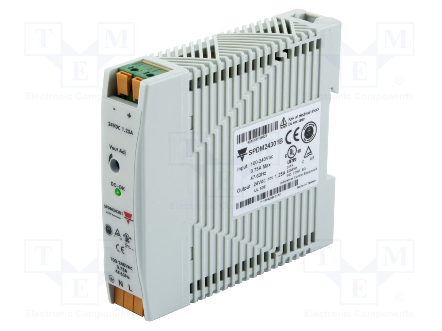 CARLO GAVAZZI SPDM12301B Kytkinlähde DIN-kiskoon 24W 12V 2A
