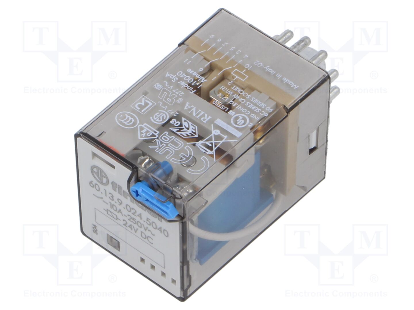FINDER 60.13.9.024.5040 Sähkömagneettinen rele 24VDC