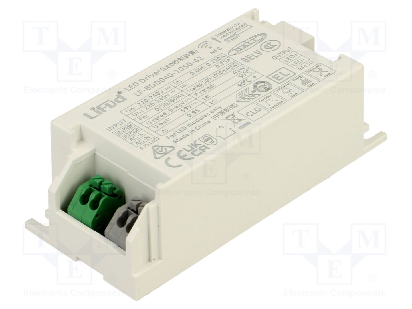 Lifud LF-BDD040-1050-42 LED-verkkolaite DALI 2 40W 9-42VDC