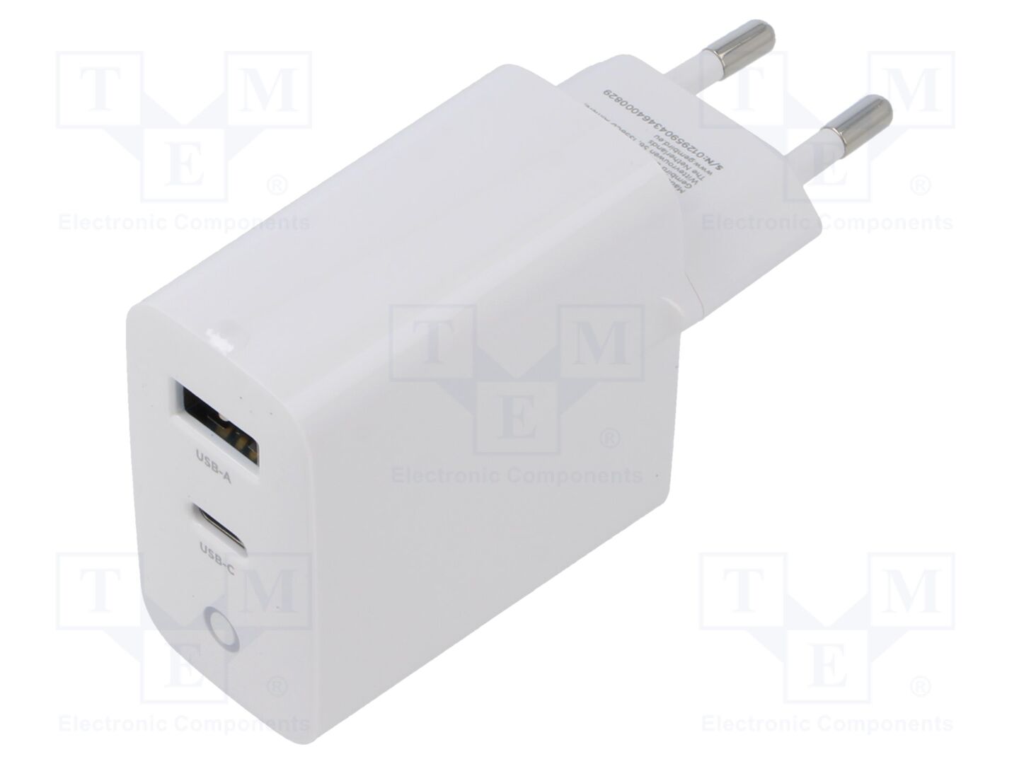 GEMBIRD TA-UC-PDQC45L-W-01 Plug-in verkkolaite 5VDC