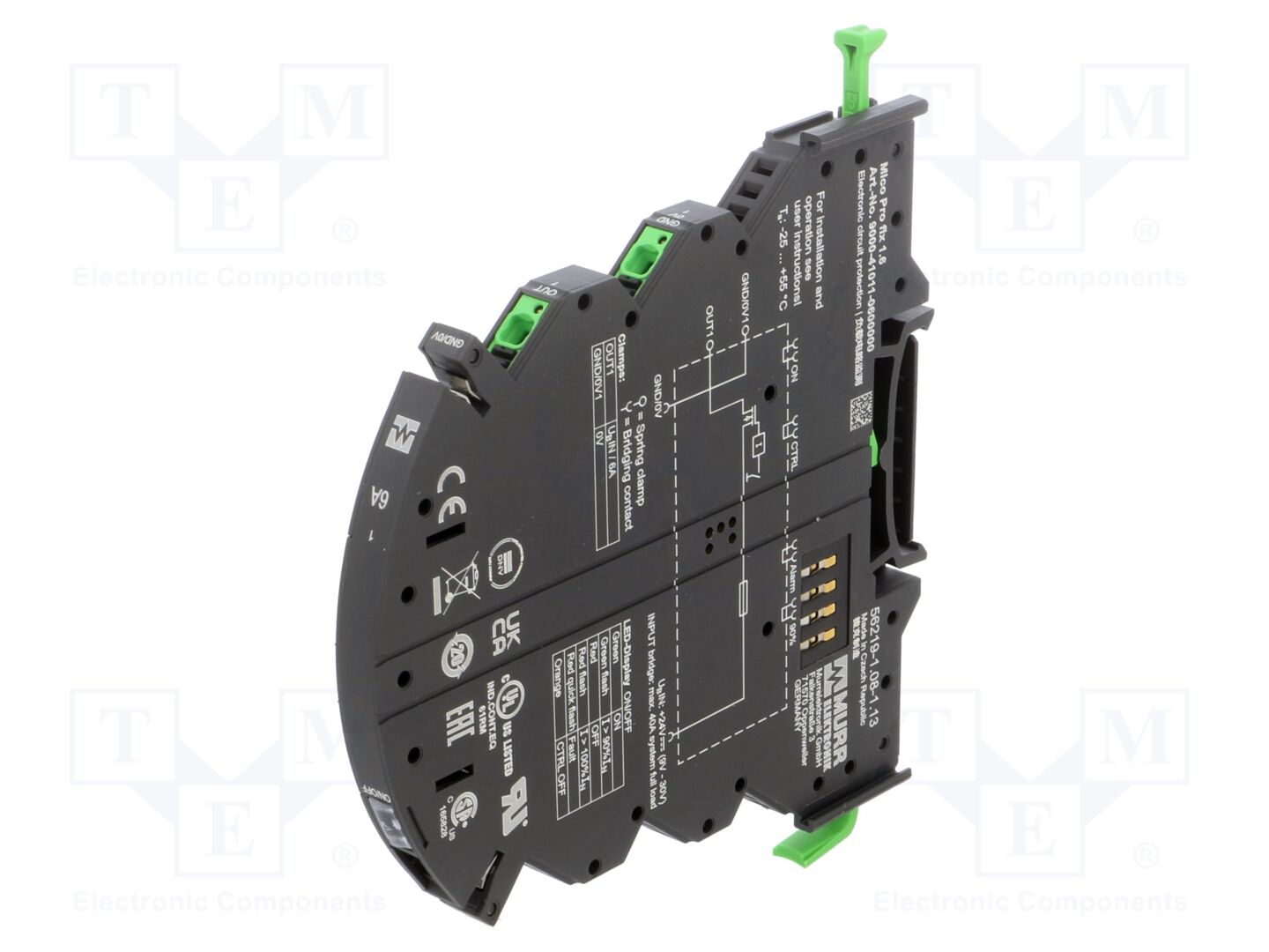 MURRELEKTRONIK MICO-PRO-FIX-1.6 DIN-kiskoon asennettava verkkolaite 24VDC 6A
