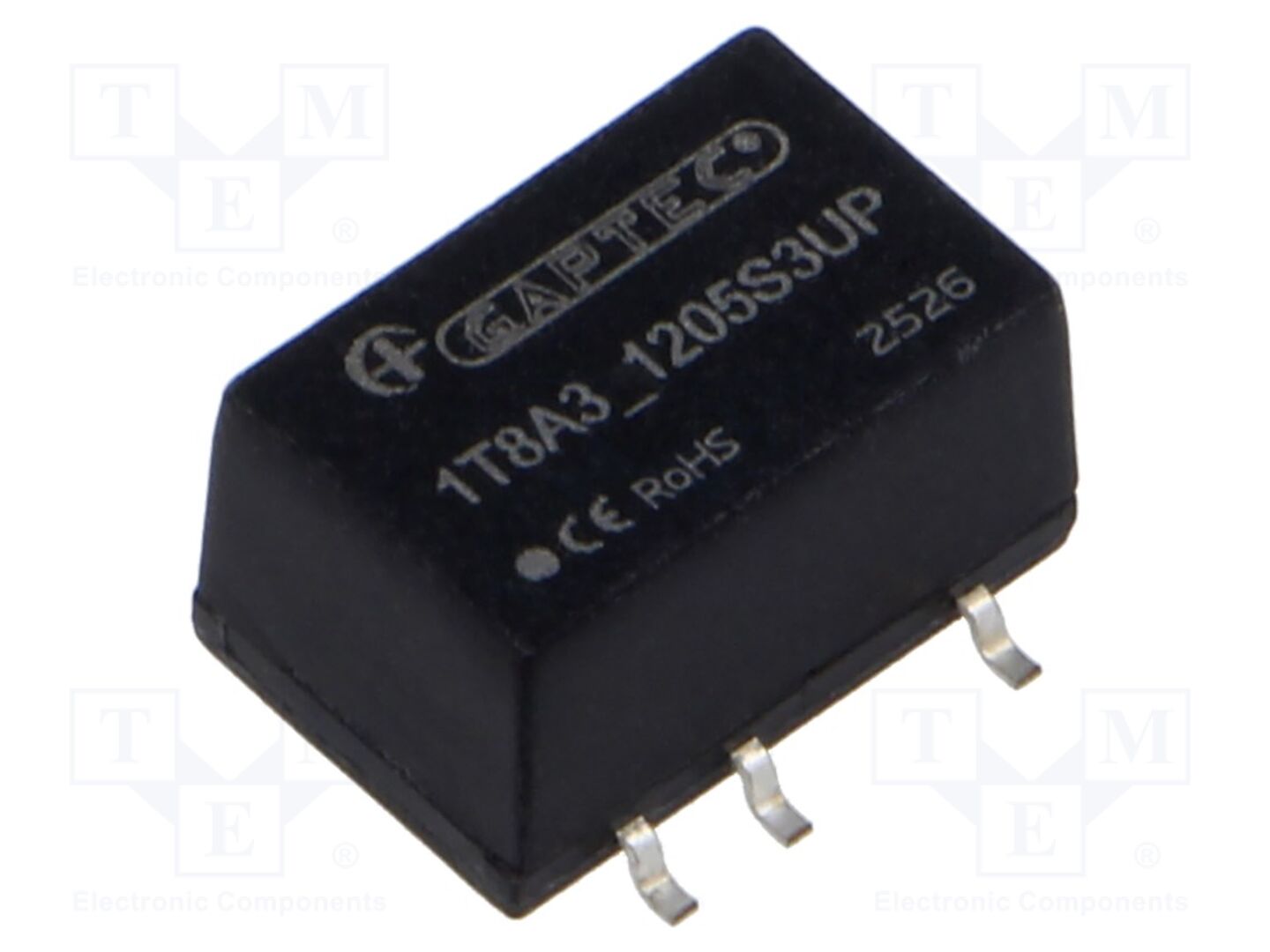 GAPTEC Electronic 1T8A3-1205S3UP DC/DC-muunnin 1W, 12V/5V