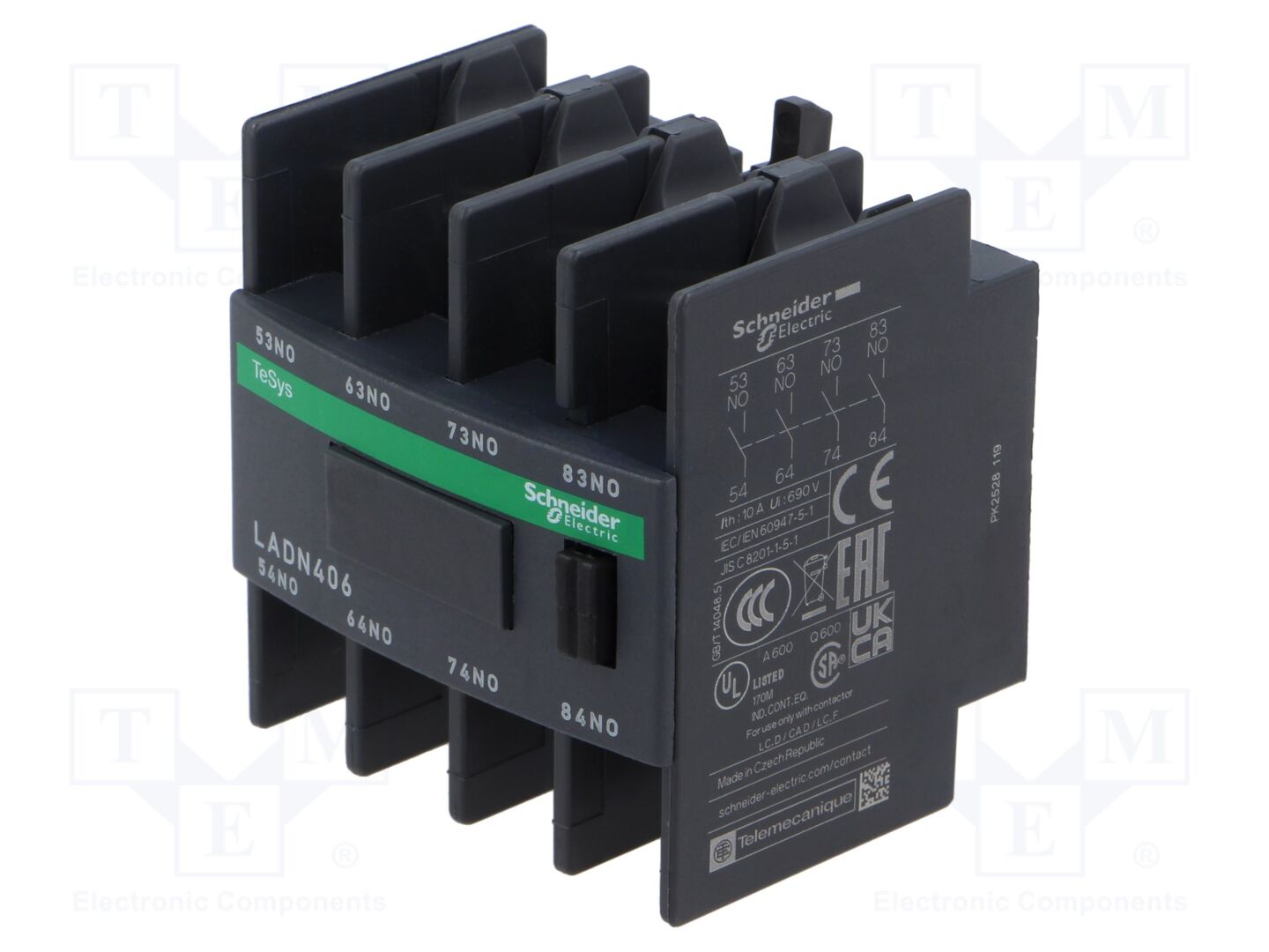 SCHNEIDER ELECTRIC LADN406 Apukosketin NO x4