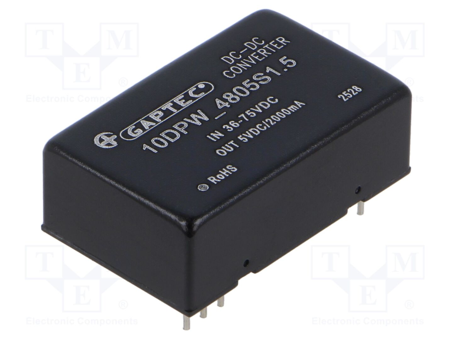 GAPTEC Electronic 10DPW4-4805S1.5 DC/DC-muunnin 10W