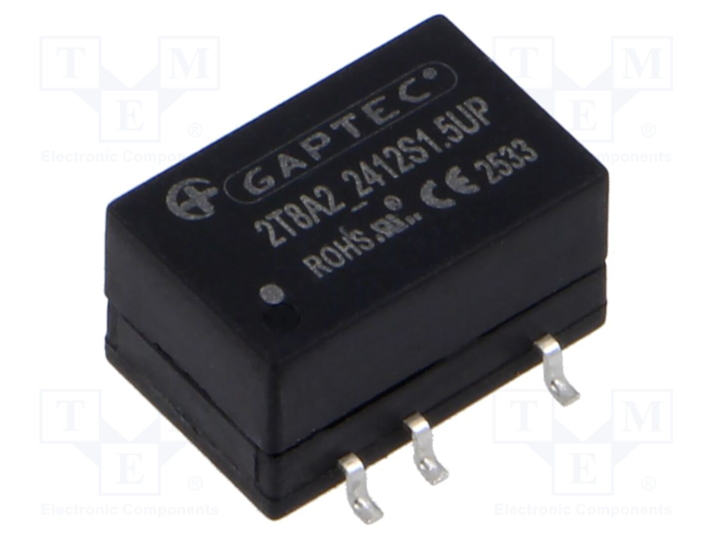 GAPTEC Electronic 2T8A2-2412S1.5UP DC/DC-muunnin 2W