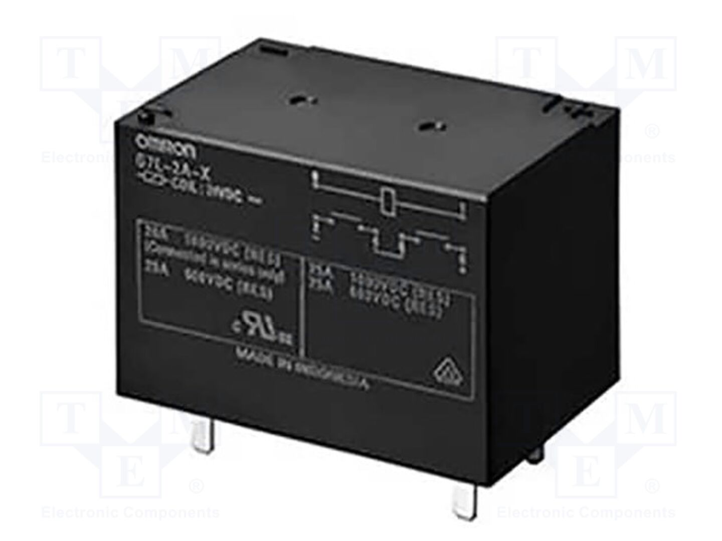 OMRON G7L-2A-X-L-DC12 Sähkömagneettinen rele DC12V