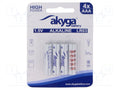AKYGA BATTERY BAT-AAA/A-B4 Alkaliparisto 1.5V (50 kpl erä)