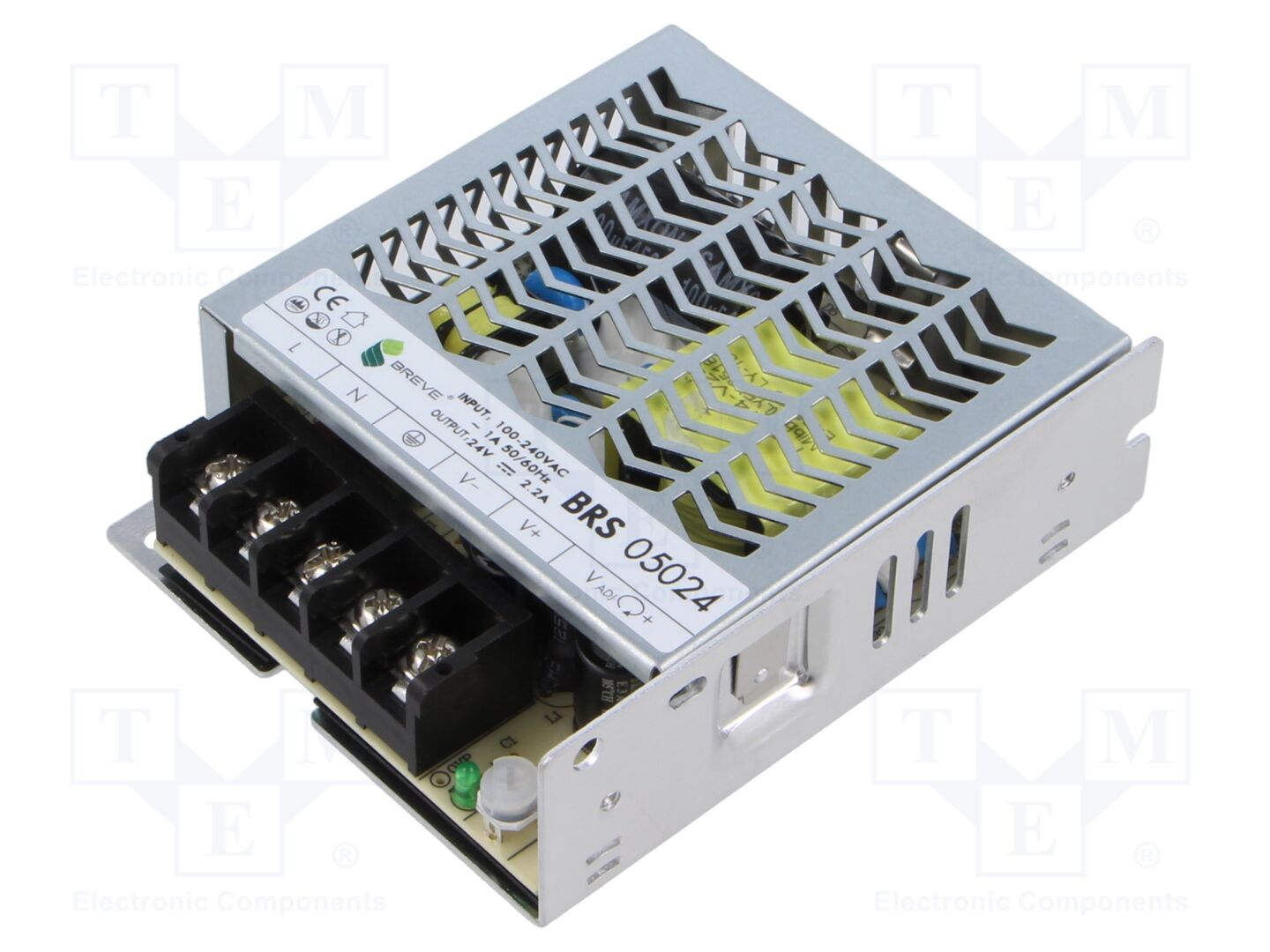 BREVE TUFVASSONS BRS-05024 Sisäänrakennettu kytkentävirtalähde 50W 24VDC