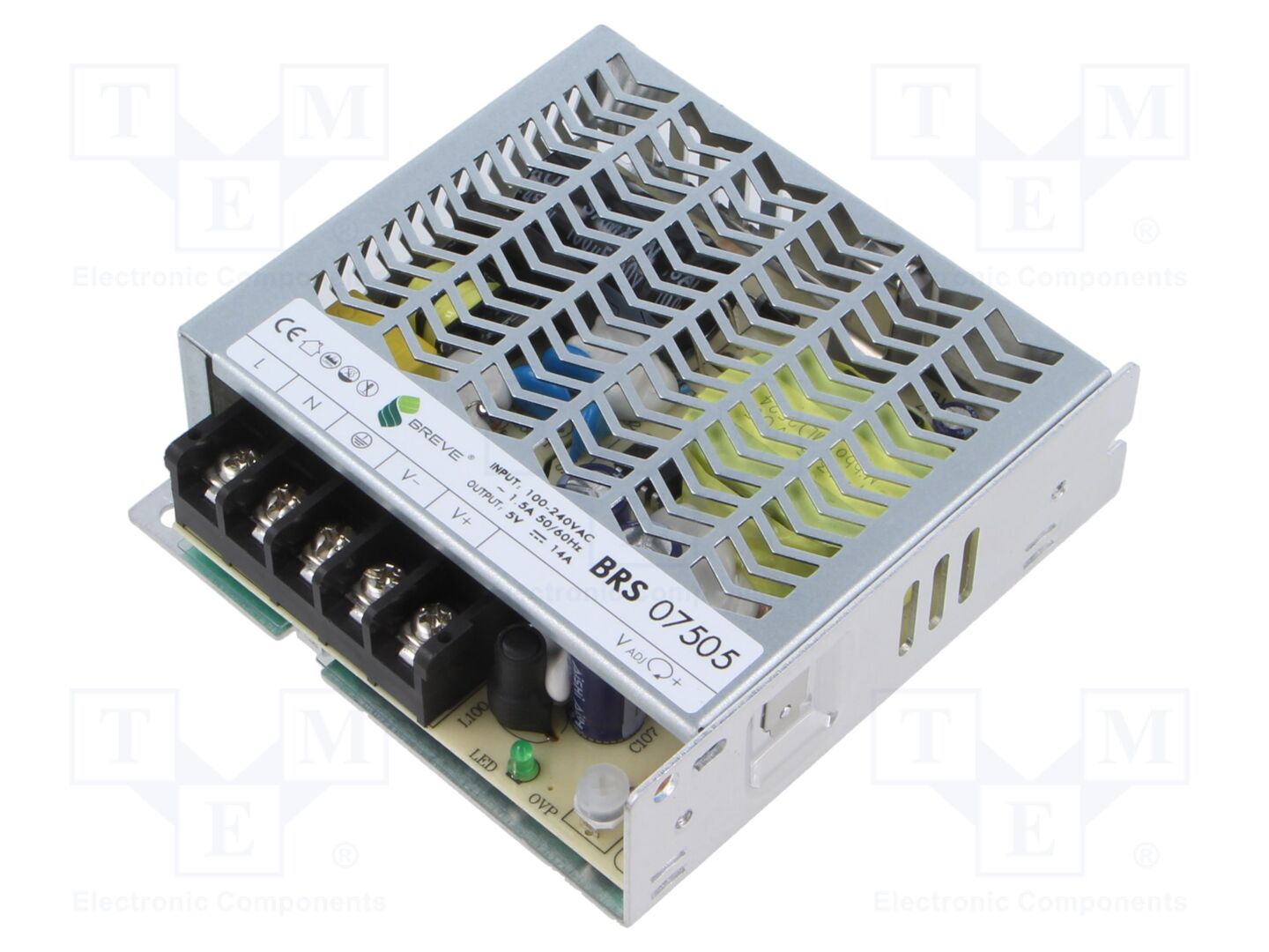 BREVE TUFVASSONS BRS-07505 Sisäänrakennettu kytkentävirtalähde 75W 5VDC