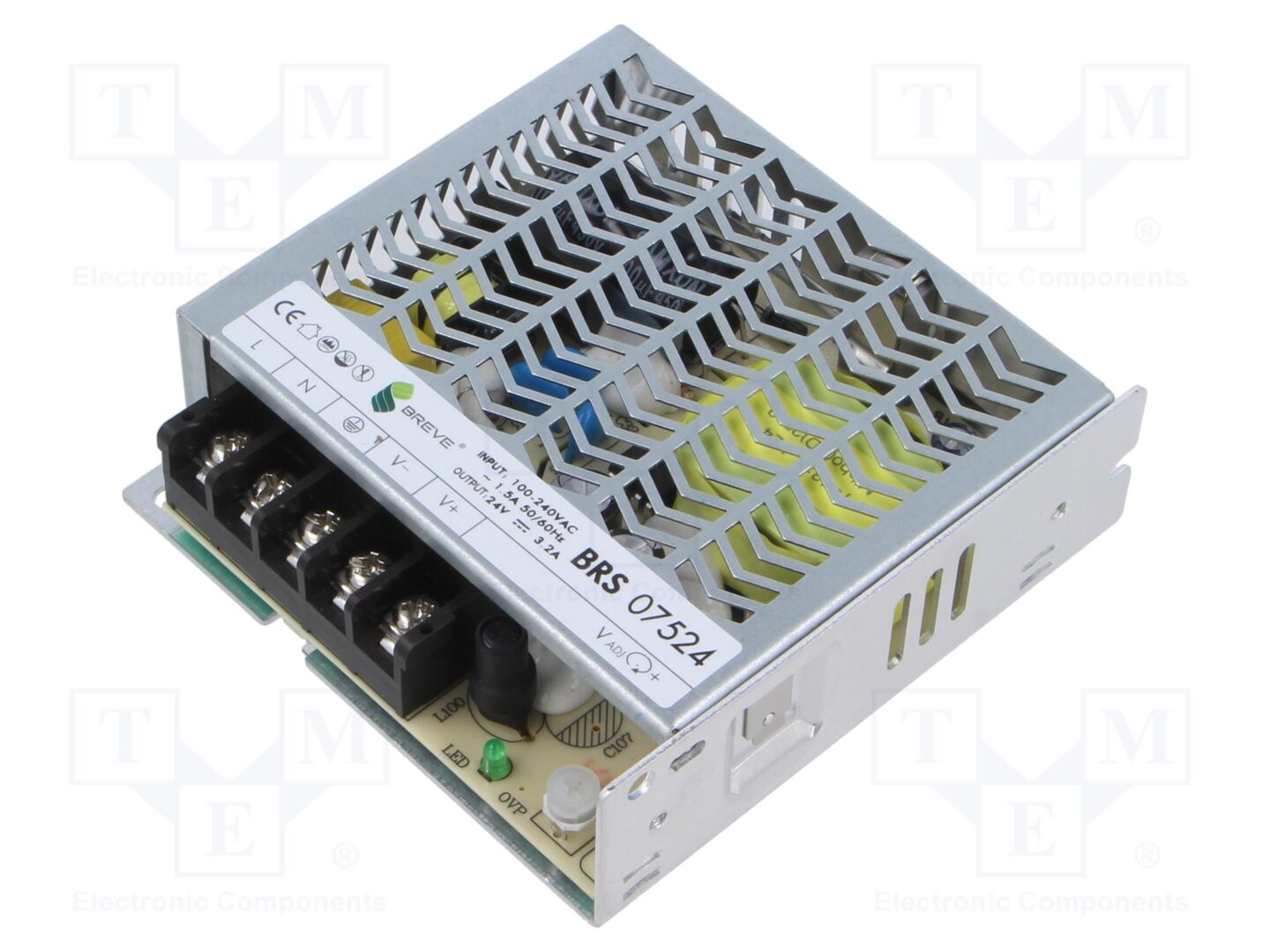 BREVE TUFVASSONS BRS-07524 Sisäänrakennettu kytkentävirtalähde 75W 24VDC