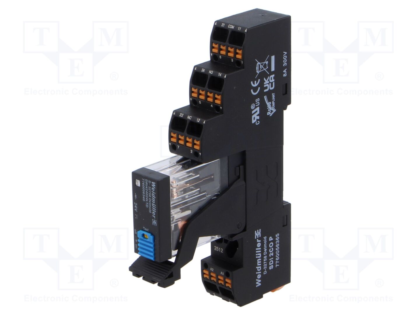 WEIDMÜLLER DRIKITP24DC-2COL/P Releelevy 24VDC
