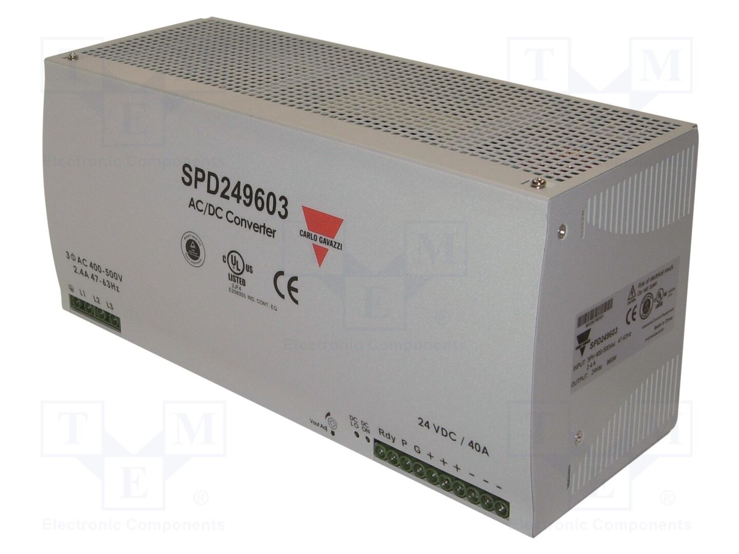 CARLO GAVAZZI SPD249603 Kytkinmuuntaja DIN-kiskoon 960W 24V 40A