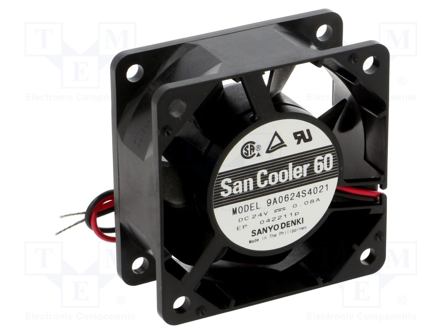 SANYO DENKI 9A0624S4021 Aksiaalituuletin 24VDC