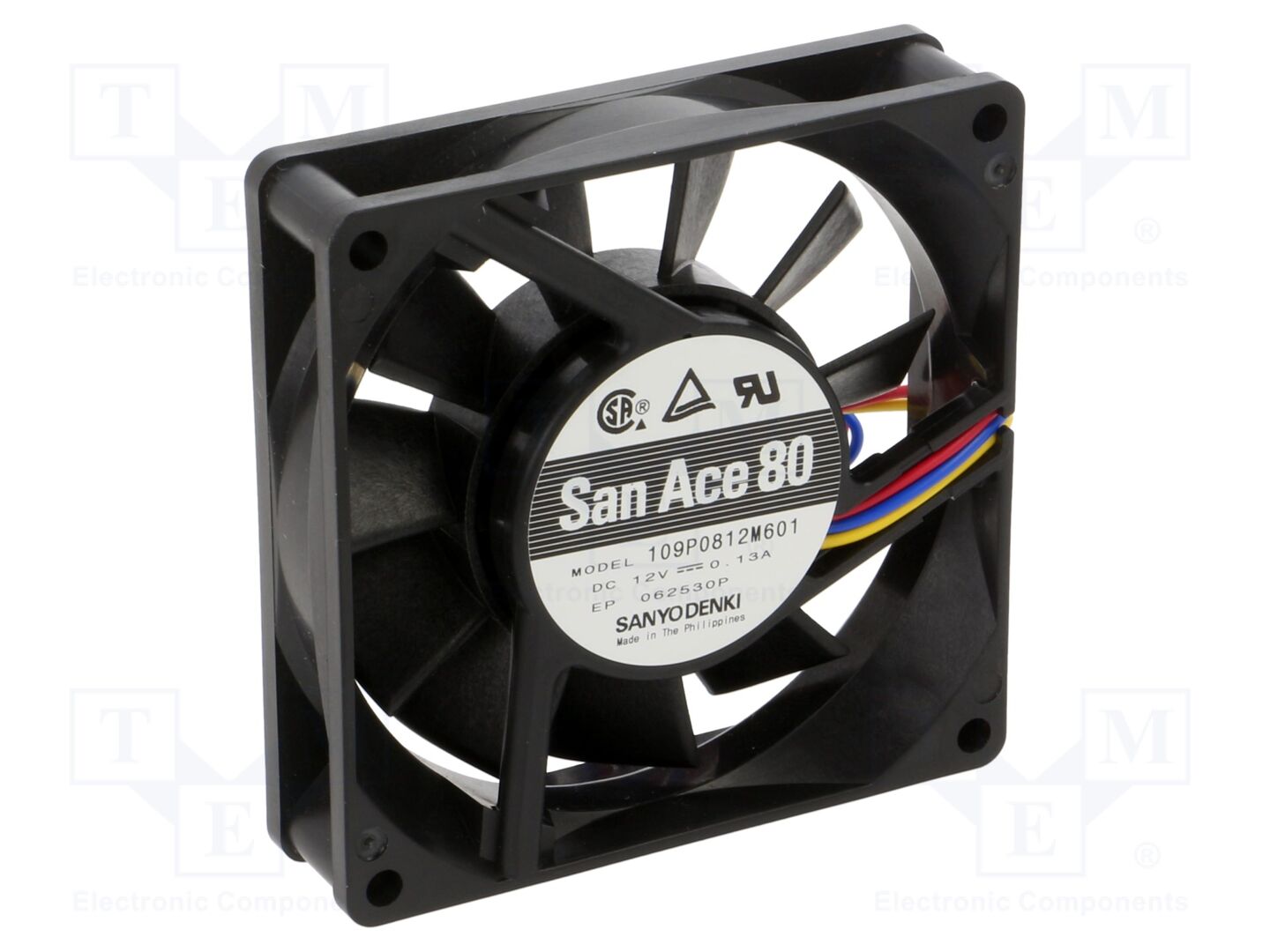 SANYO DENKI 109P0812M601 Aksiaalituuletin 12VDC