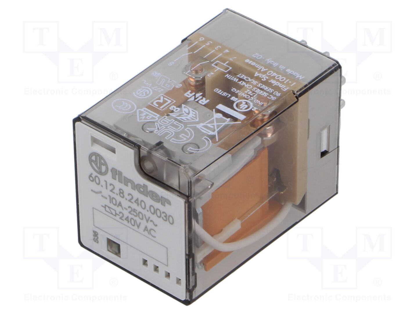 FINDER 60.12.8.240.0030 Sähkömagneettinen rele 240VAC