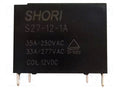 SHORI ELECTRIC S27-12-1A Sähkömagneettinen rele 12VDC (50 kpl erä)