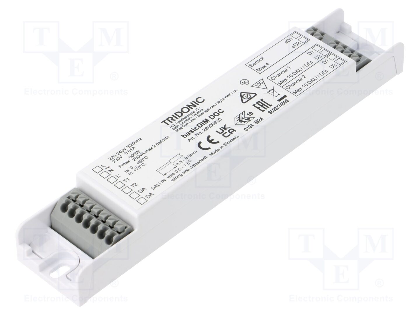 TRIDONIC 28000920 DALI ohjain 220-240VAC