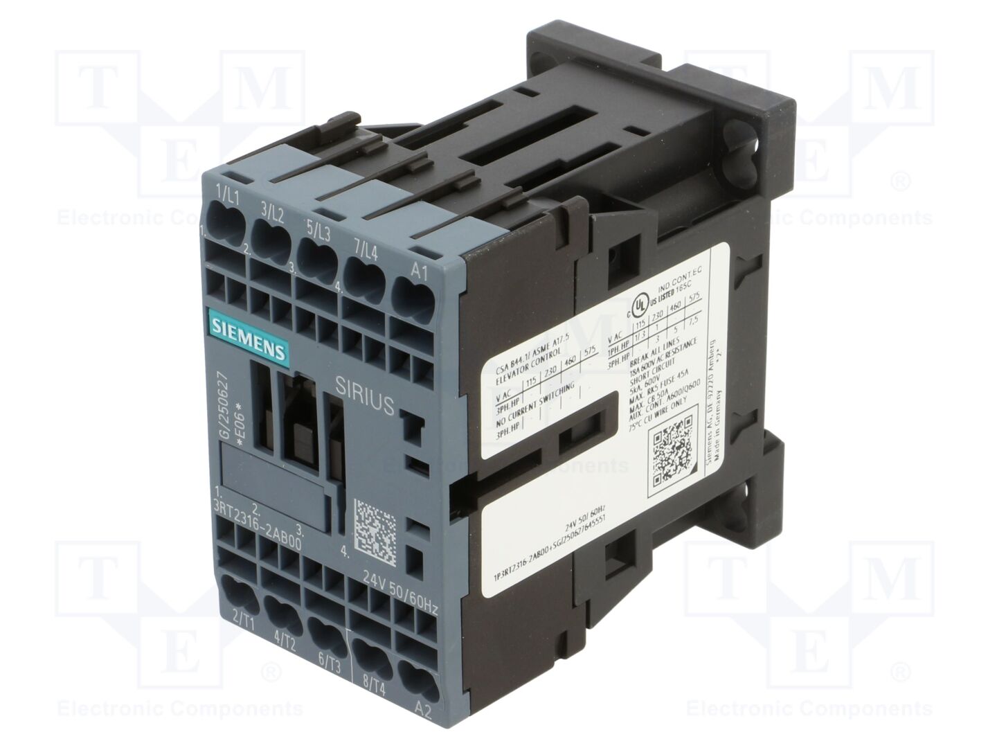 SIEMENS 3RT2316-2AB00 Kontaktori 9A