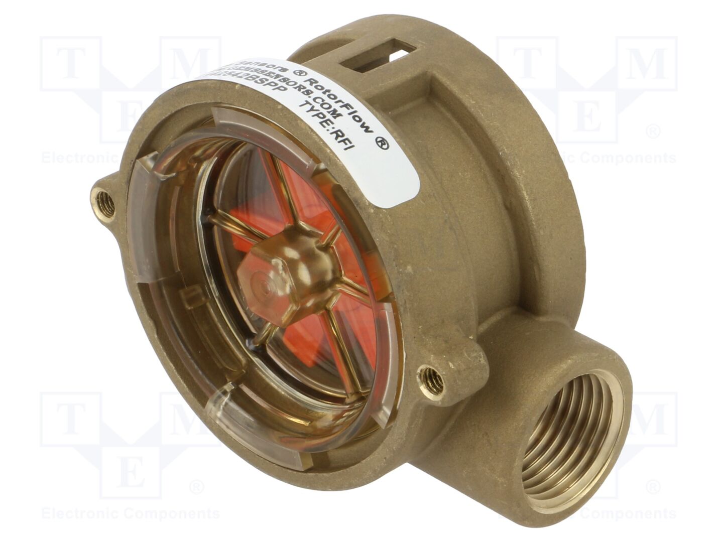 GEMS SENSORS 142542BSPP Virtausvahti brass