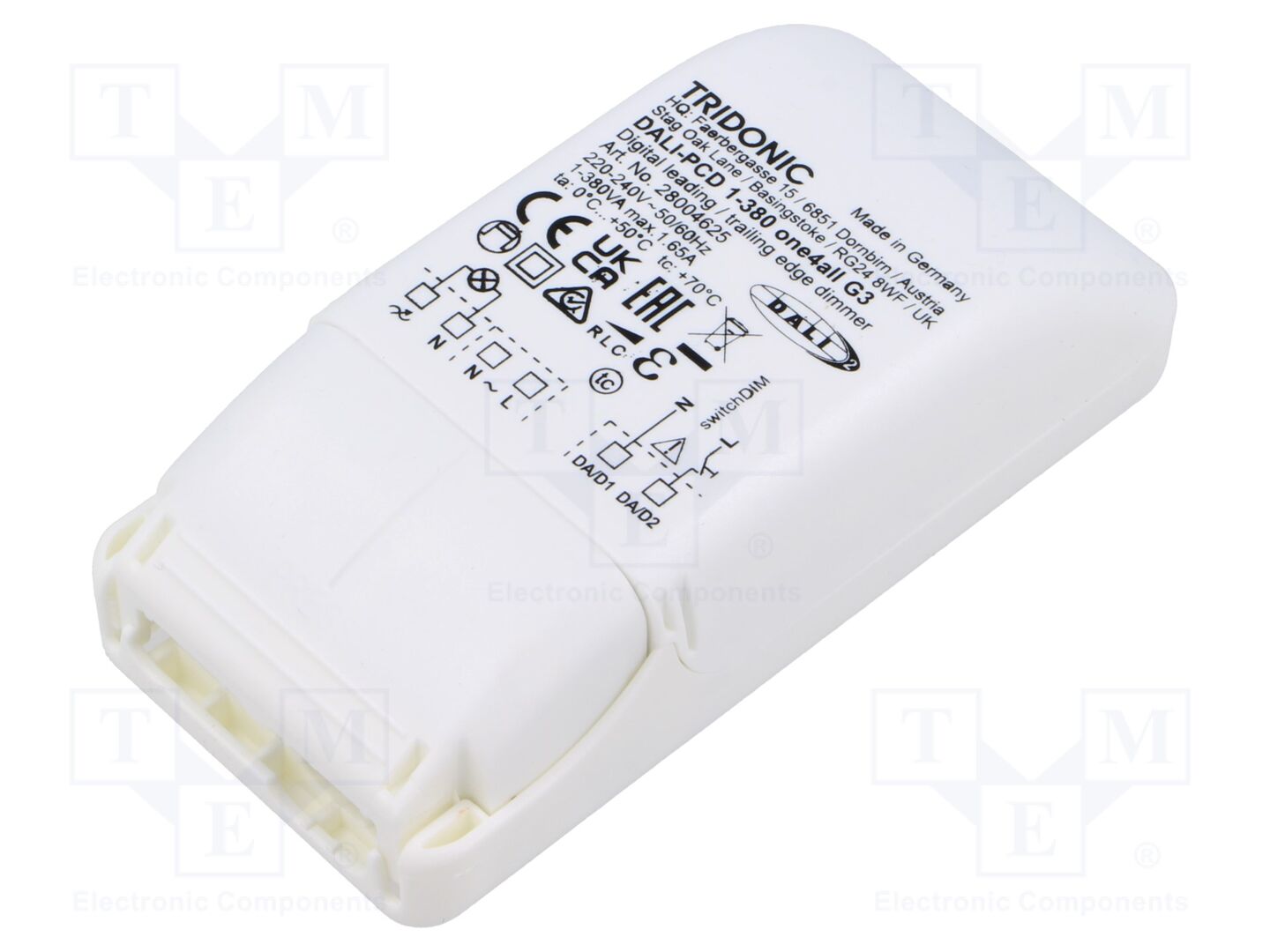 TRIDONIC DALI-PCD 1-380 ONE4ALL G3 DALI-toimilaite 220÷240VAC