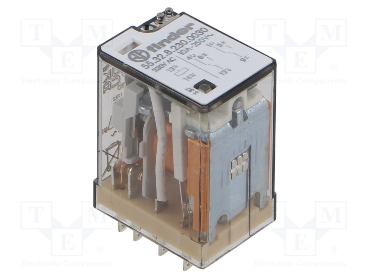 FINDER 55.32.8.230.0030 Sähkömagneettinen rele 230VAC