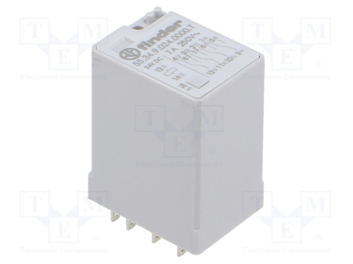 FINDER 55.34.9.024.0000T Sähkömagneettinen rele 24VDC
