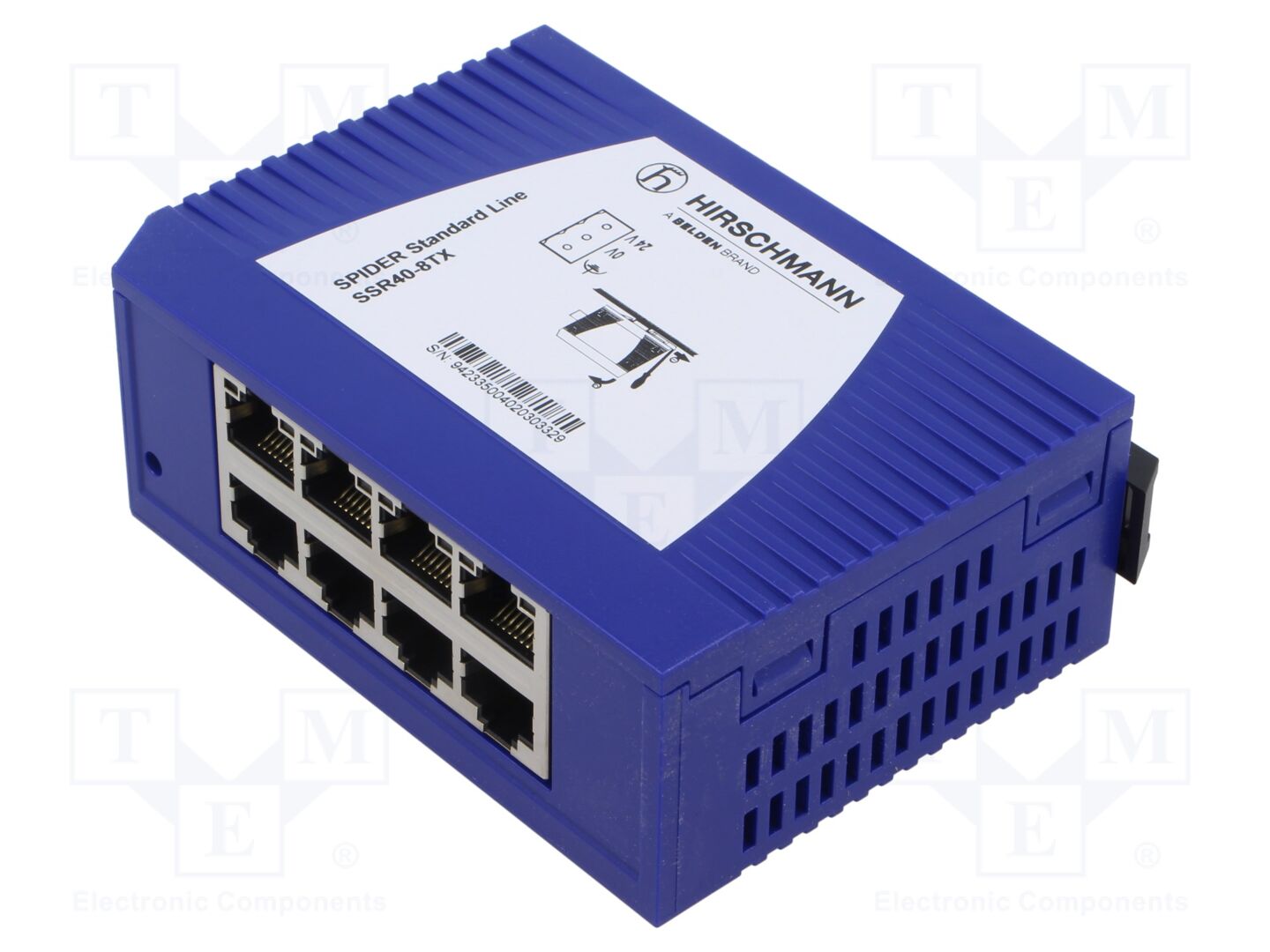 HIRSCHMANN SPIDER-SL-40-08T1999999SY9 Ethernet-kytkin 9.6-32VDC