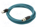 BULGIN TPU12FIM08XRJ030PU Anturikaapeli 3m