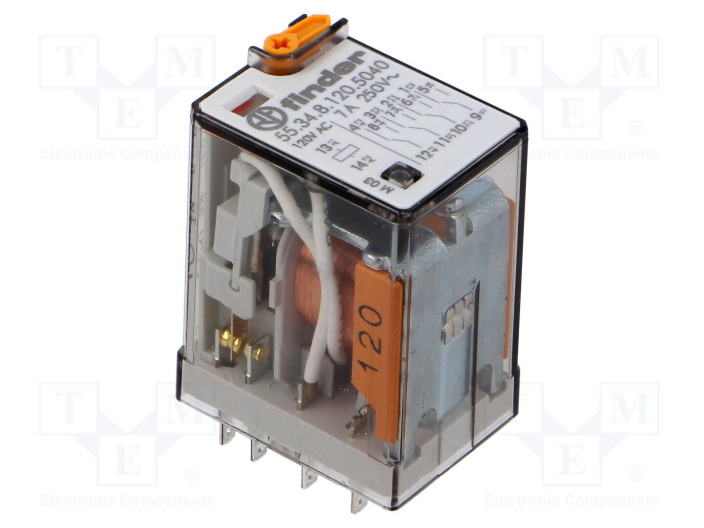 FINDER 55.34.8.120.5040 Sähkömagneettinen rele 120VAC