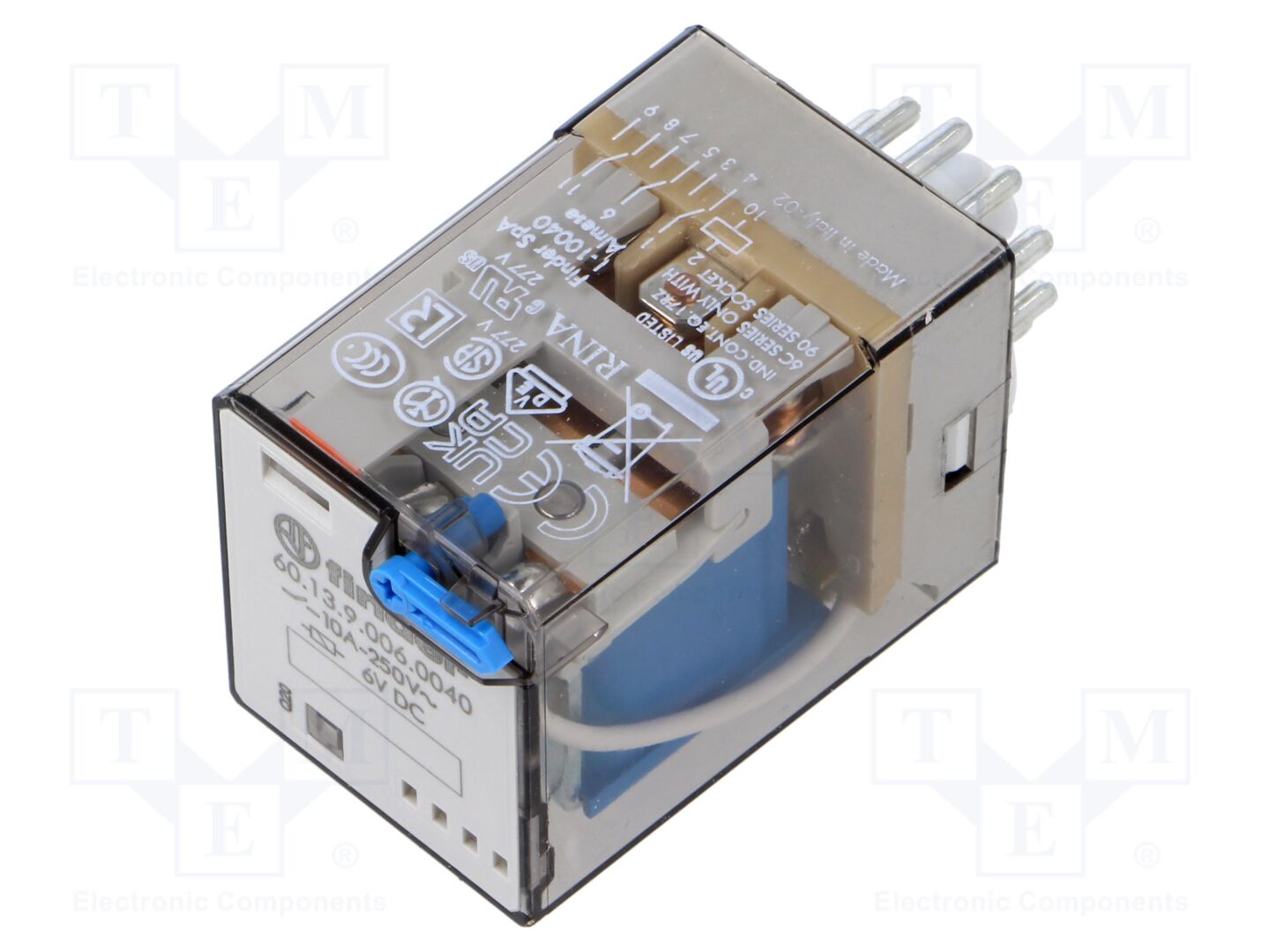 FINDER 60.13.9.006.0040 Sähkömagneettinen rele 6VDC