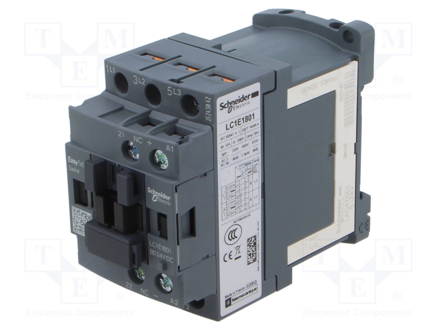 SCHNEIDER ELECTRIC LC1E1801BD Kontaktori 18A